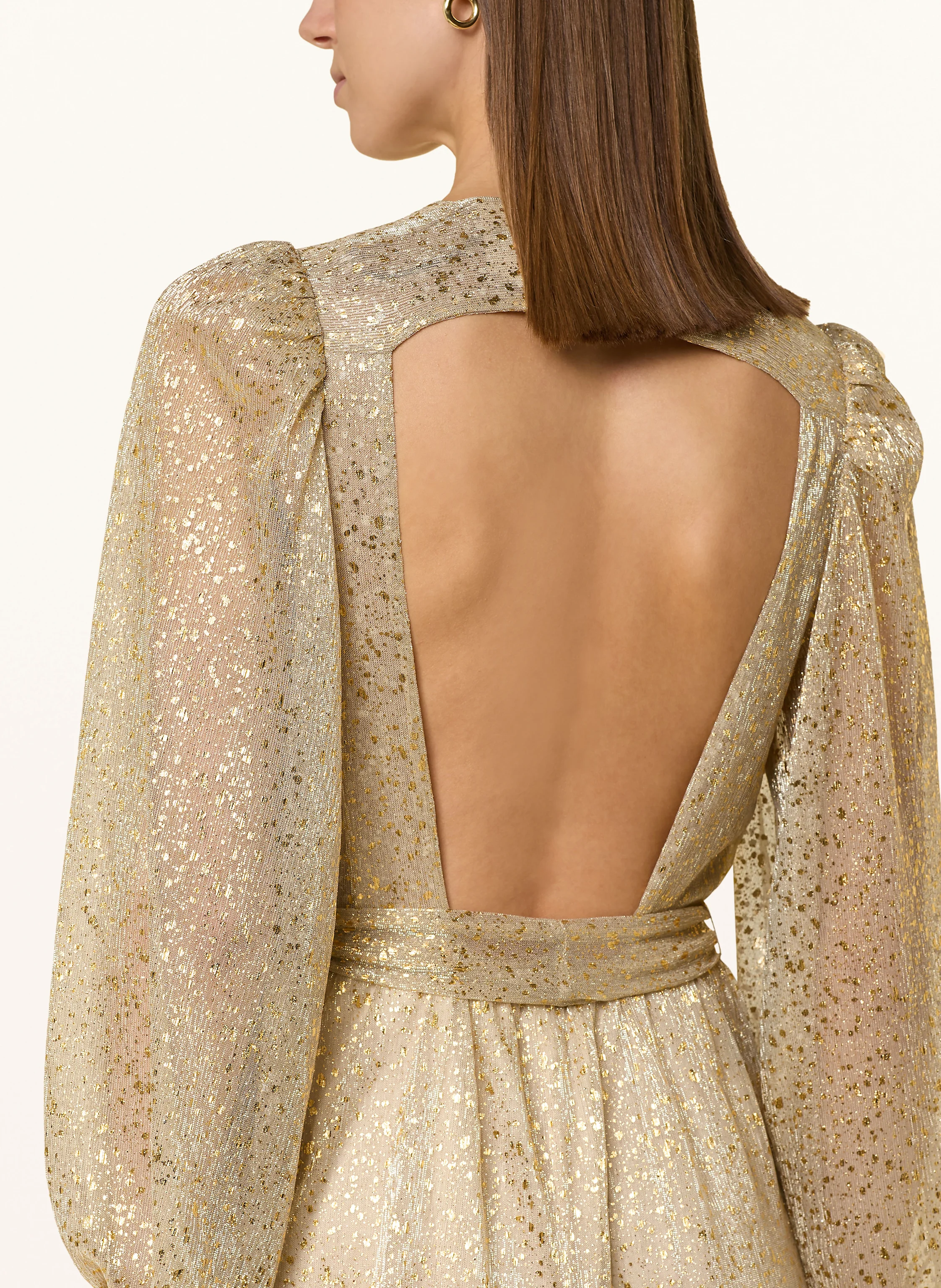 ba&sh Kleid CALA in Wickeloptik mit Cut-out