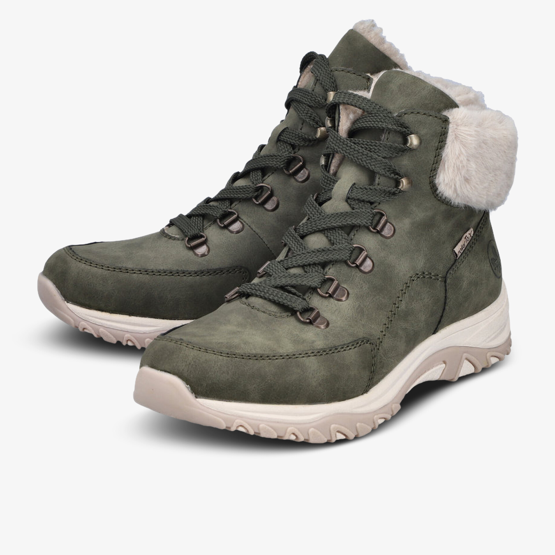 rieker Damen Winter Boots grün