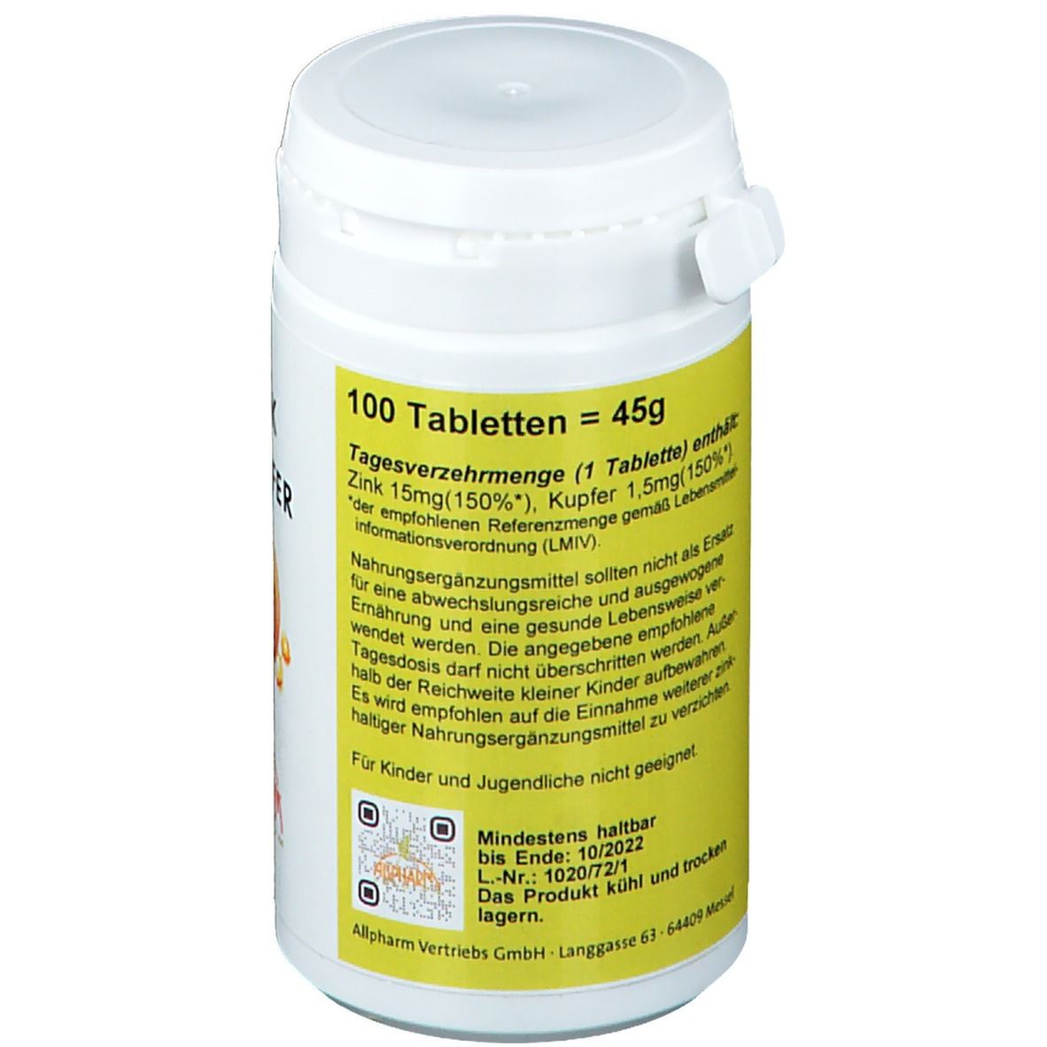 Zink Tabletten