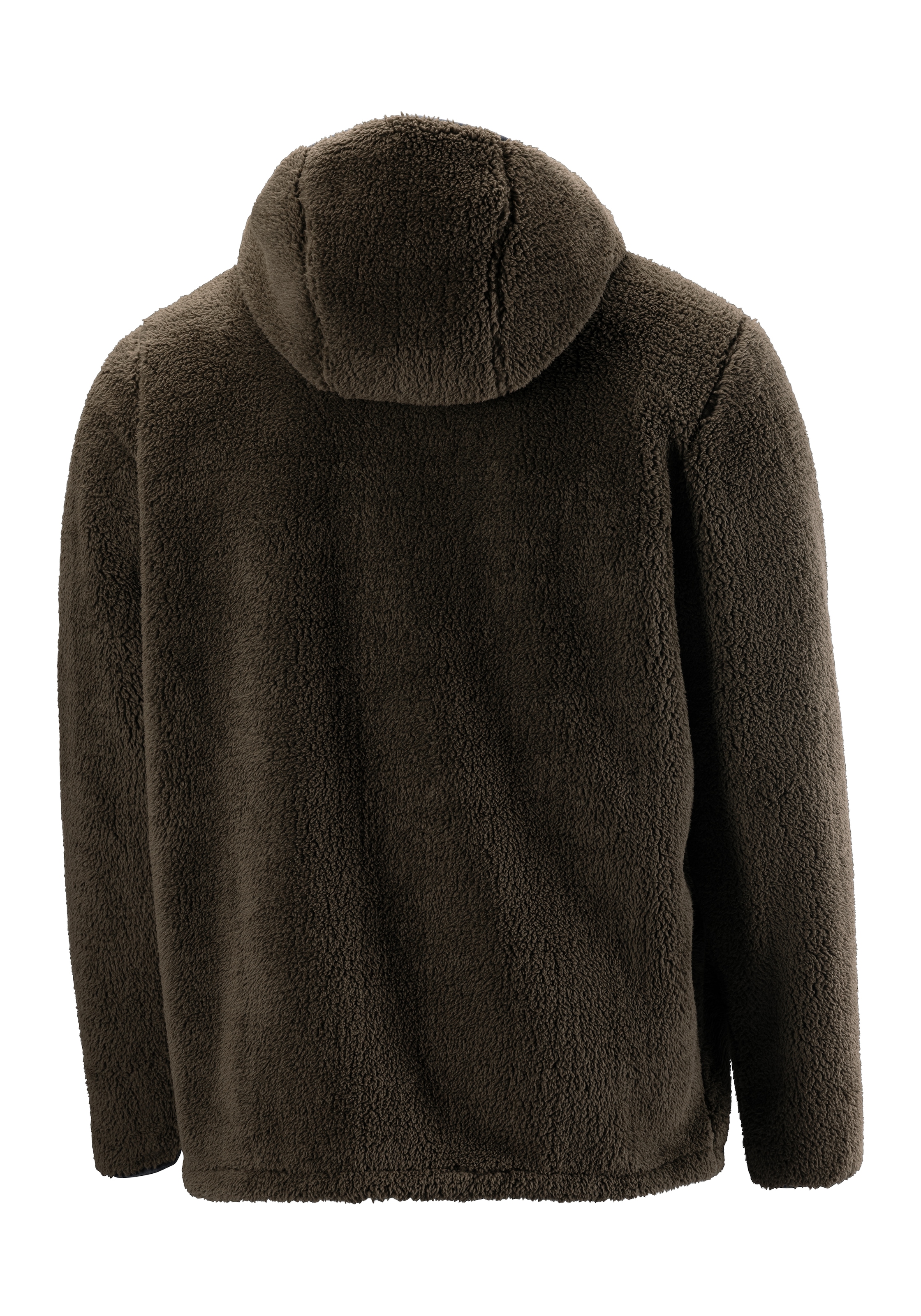 John Devin Kapuzenstrickjacke , in weichem Teddyfleece