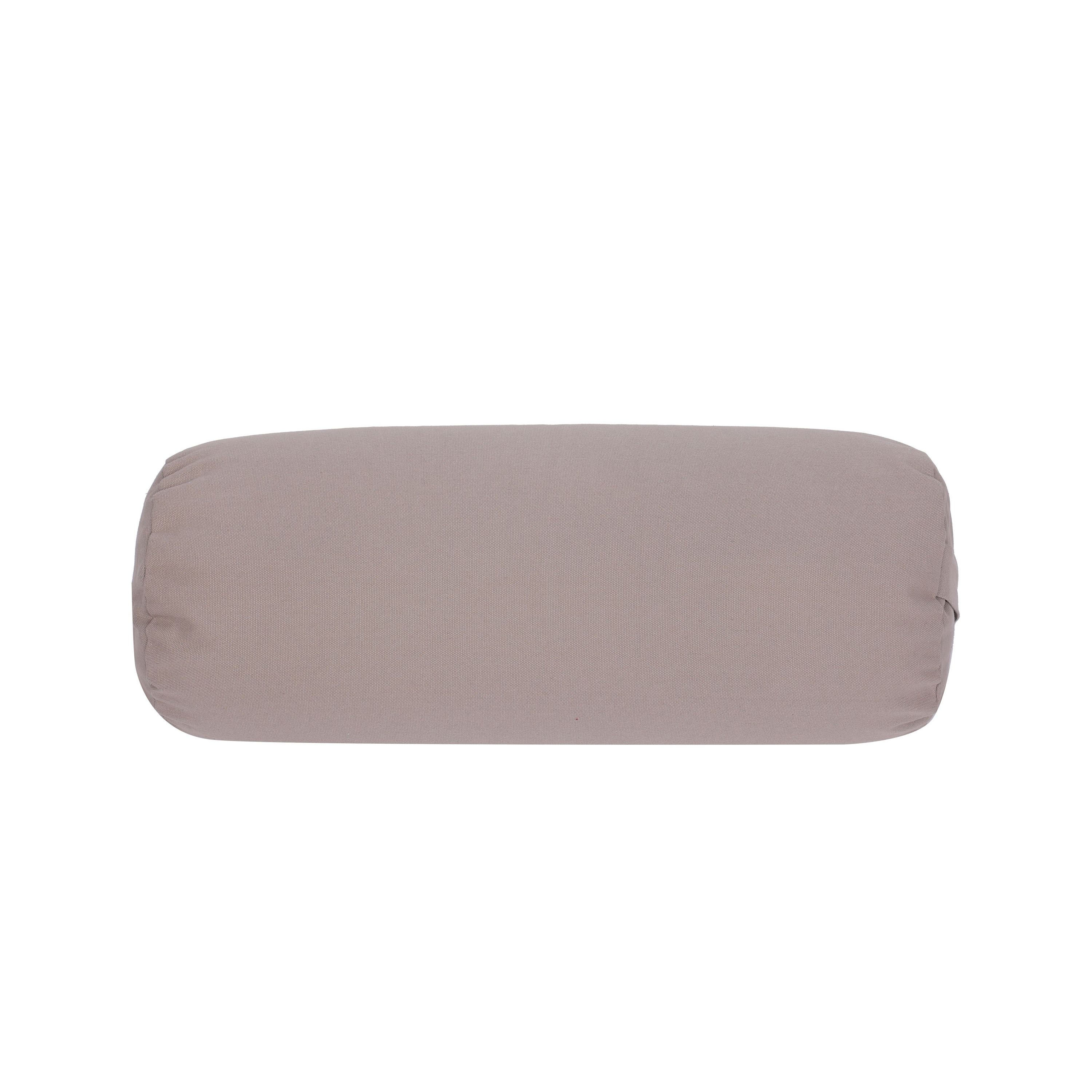 Yogakissen 23 x 63 cm grau