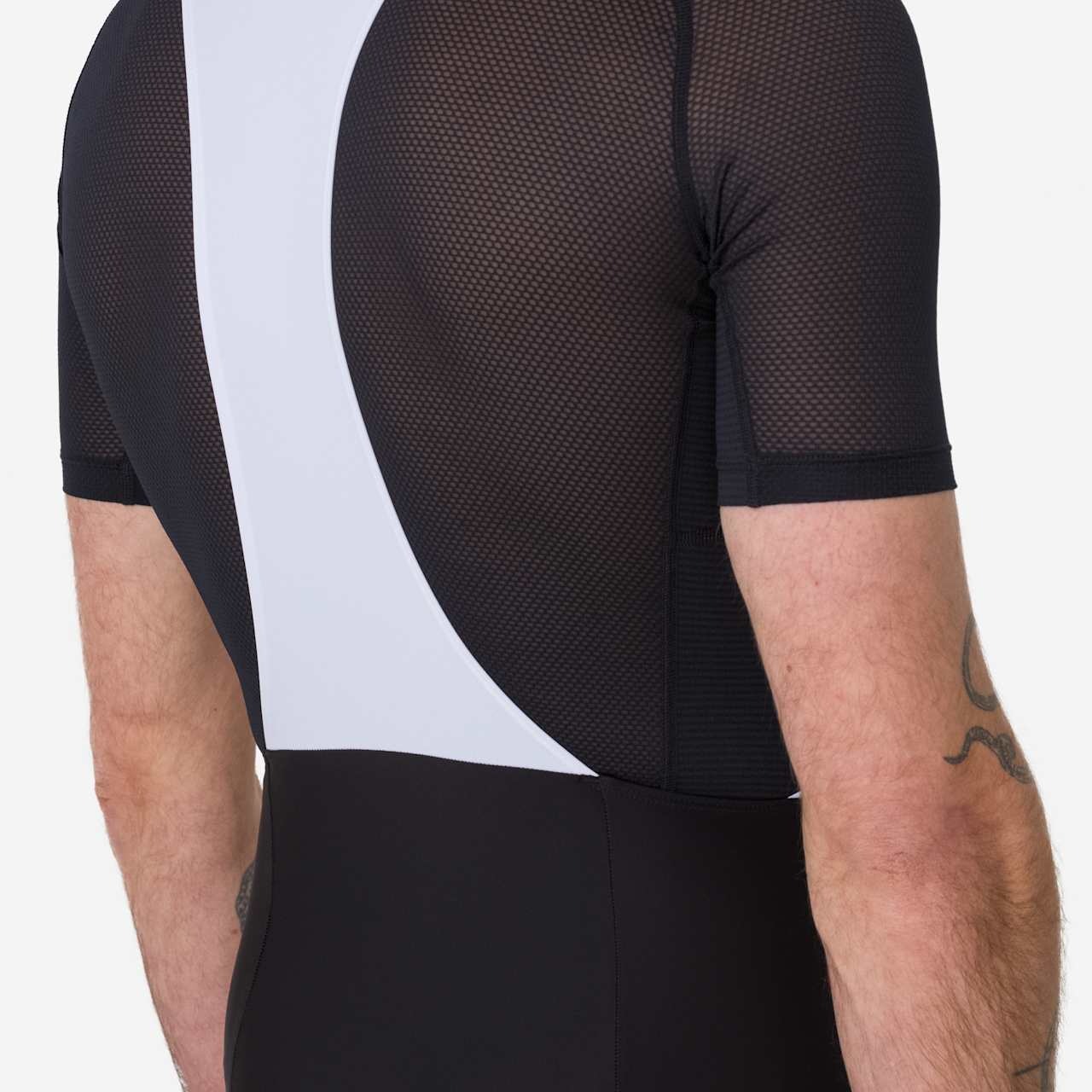 Core Bib Shorts Herre Black/White