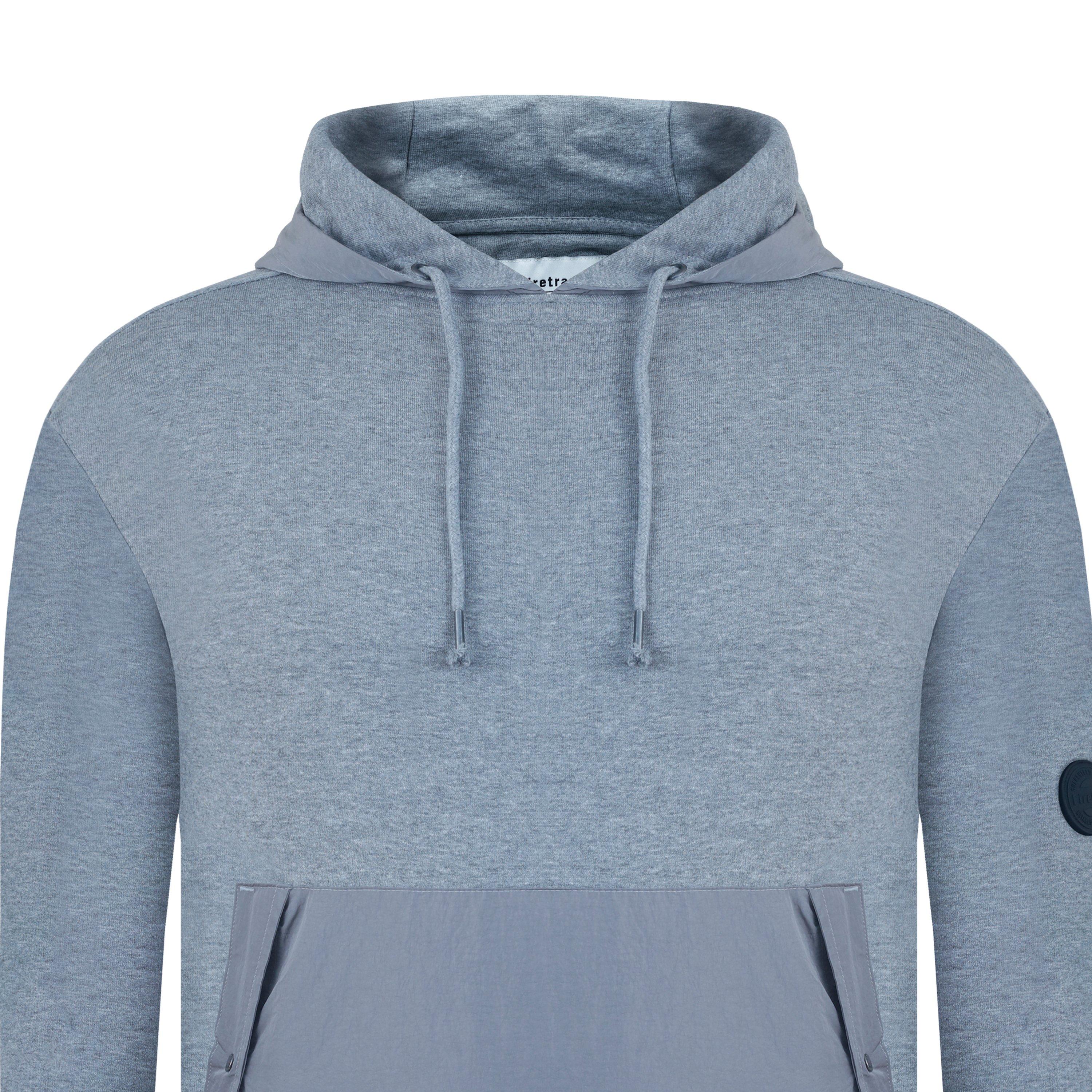 Firetrap Hybrid Hoodie Mens