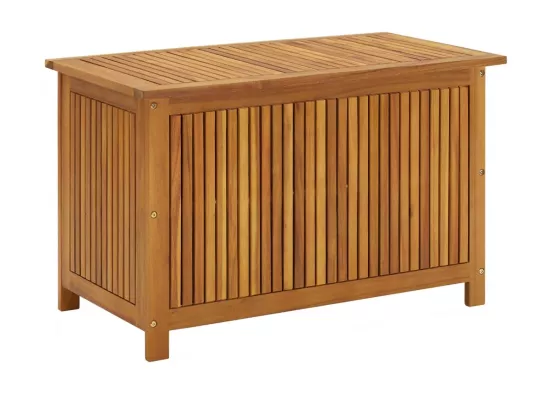 Boîte de rangement de jardin 90x50x58 cm bois d'acacia massif