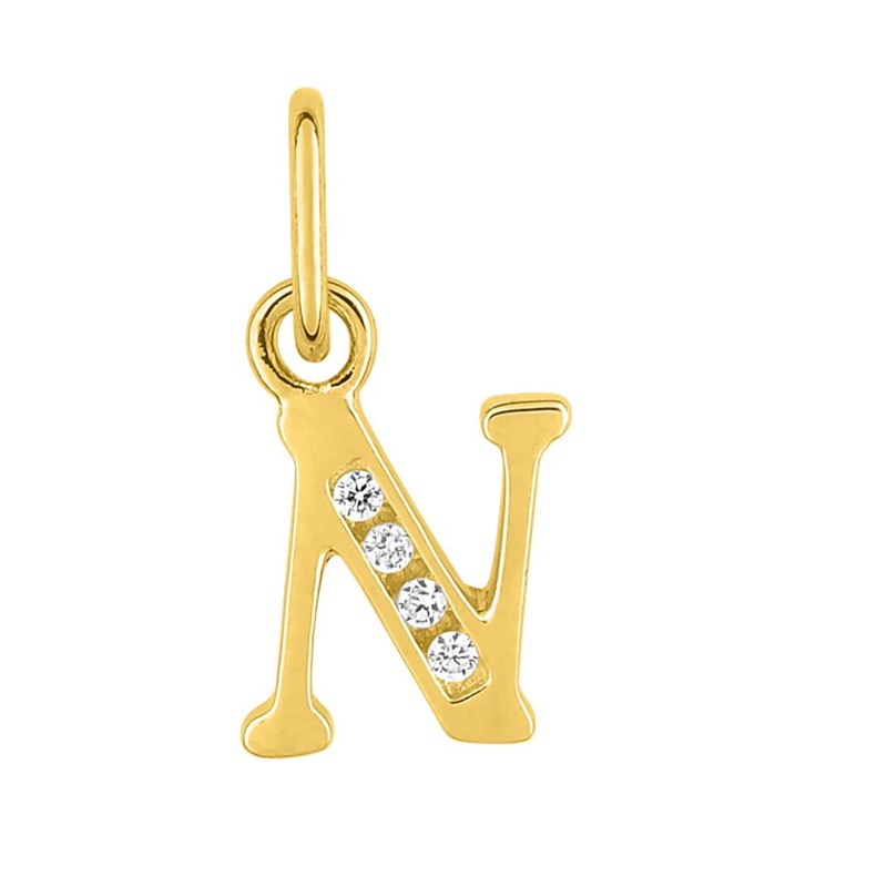 Pendentif enfant - Or 18 Carats - Diamant 0,032 Carats