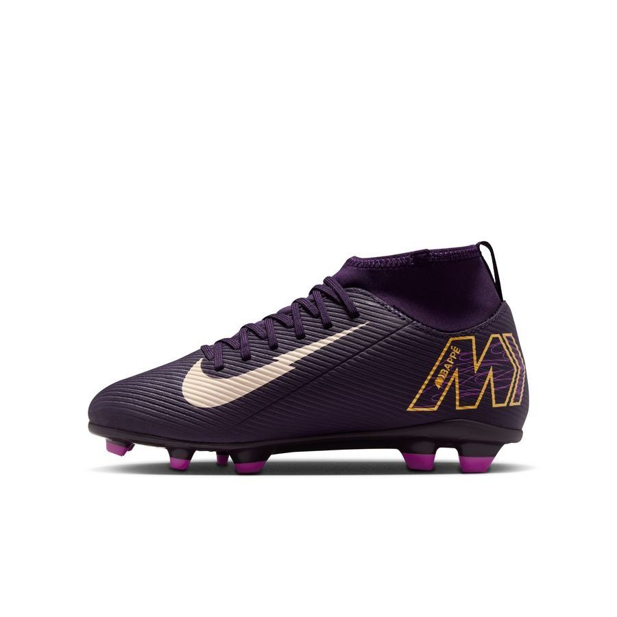 Nike Mercurial Superfly 10 Club MG Mbappé Personal Edition - Violet/Blanc Enfant