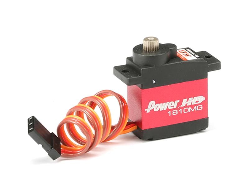 PowerHD Micro Servo HD-1810MG 3.9 kg, 0.13 s, Digital Digitales Micro Servo mit Metallgetriebe