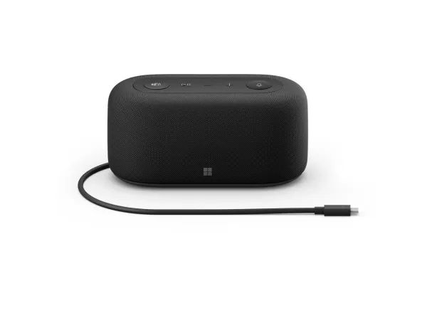 Microsoft Audio Dock - Højttalertelefon/dockstation - kablet - USB-C - mat sort - Certified for Microsoft Teams