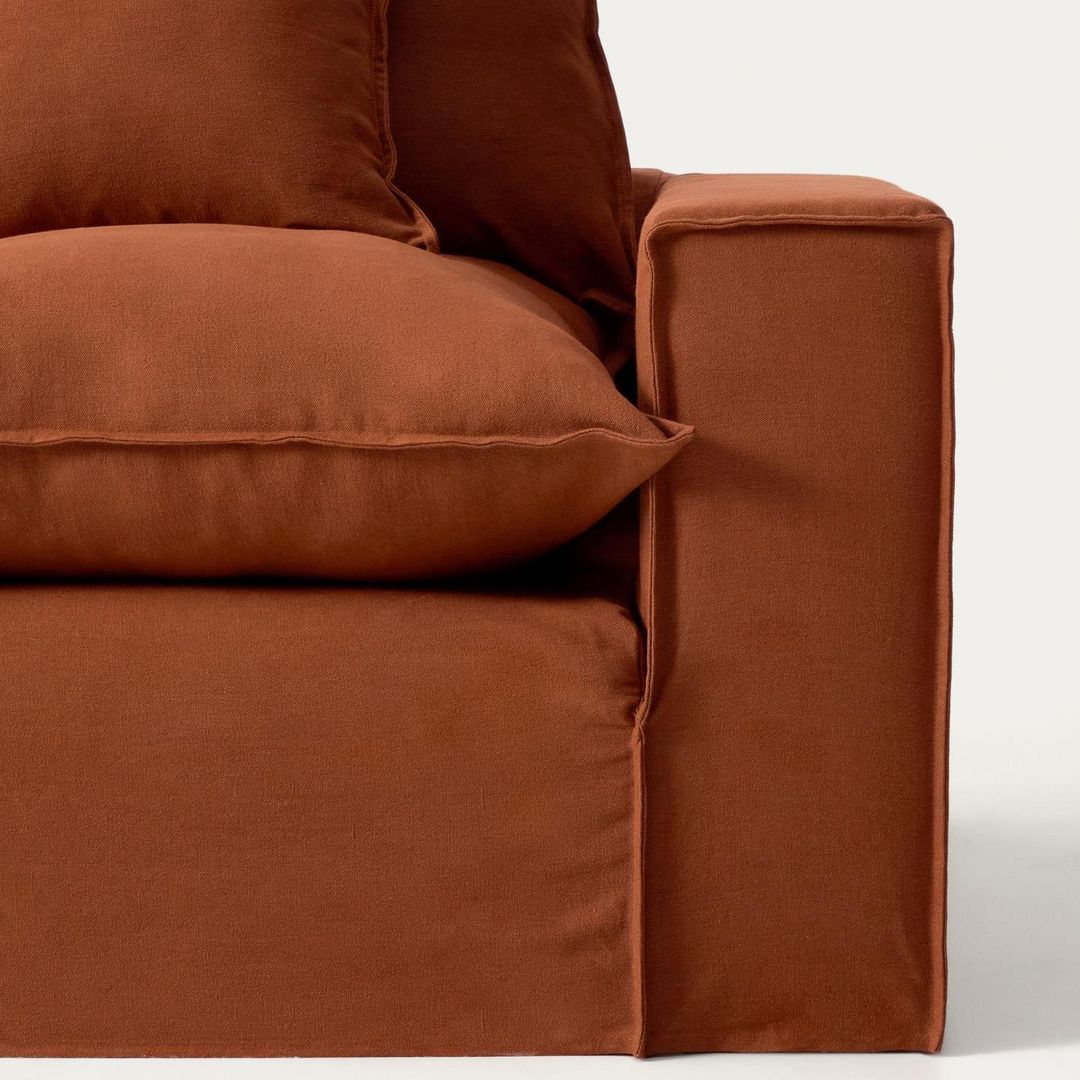 Kave Home Anarela Terracotta Hoekbank