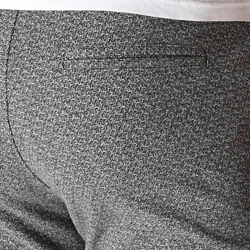 Pantalon Chino Gris Chiné