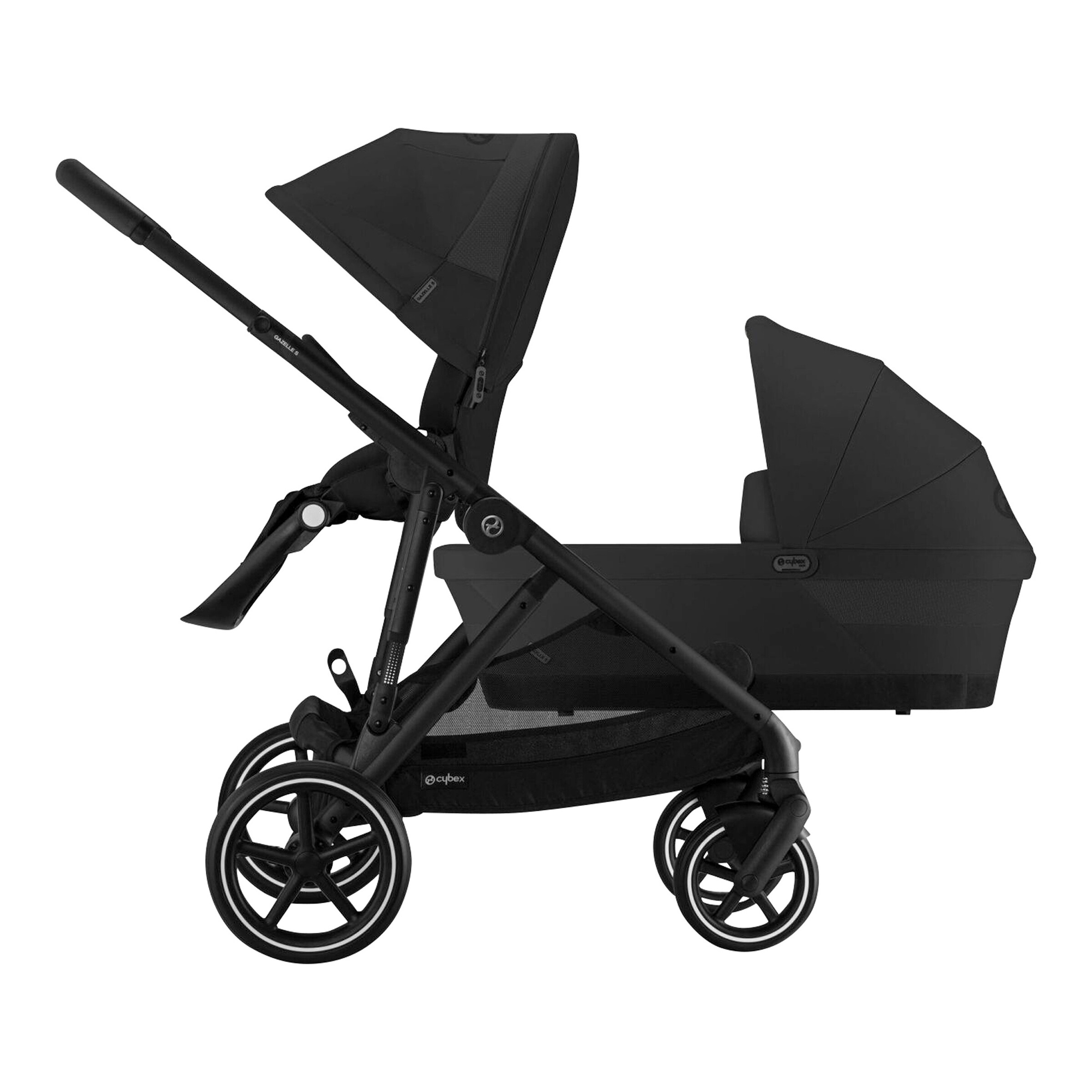 Cybex - GOLD Kinderwagen Gazelle S black / moon black
