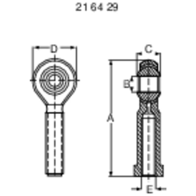 H0 Märklin K-spor (uden ballast) 2251 Bøjet spor 10 stk