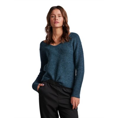 Pull femme Pcellen V-Neck Knit Noos Bc PIECES