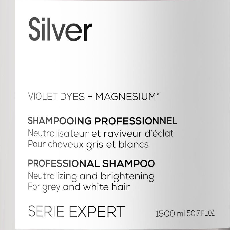 Shampooing déjaunissant Silver 1500 ml