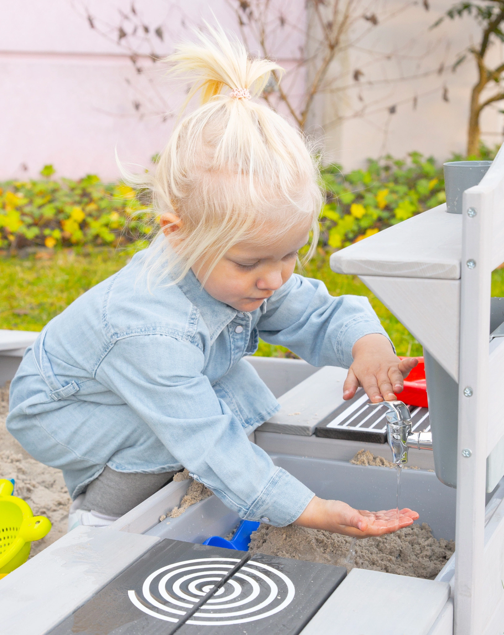 Kinder Matschküche zum Hängen II (Farbe: grau)