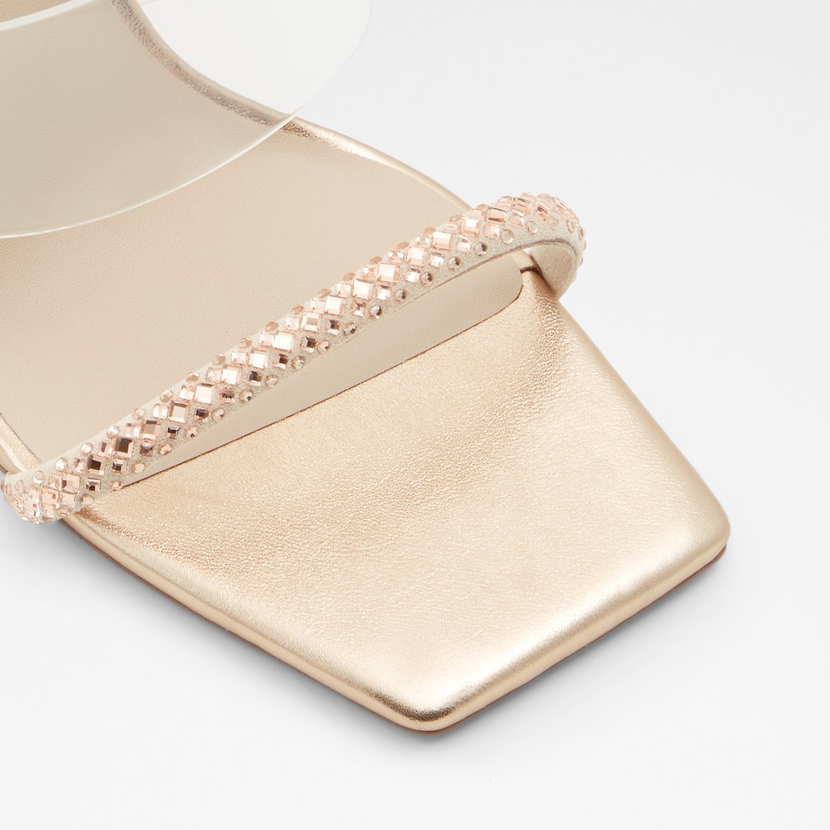 Selima Rose Gold Women Heeled sandals