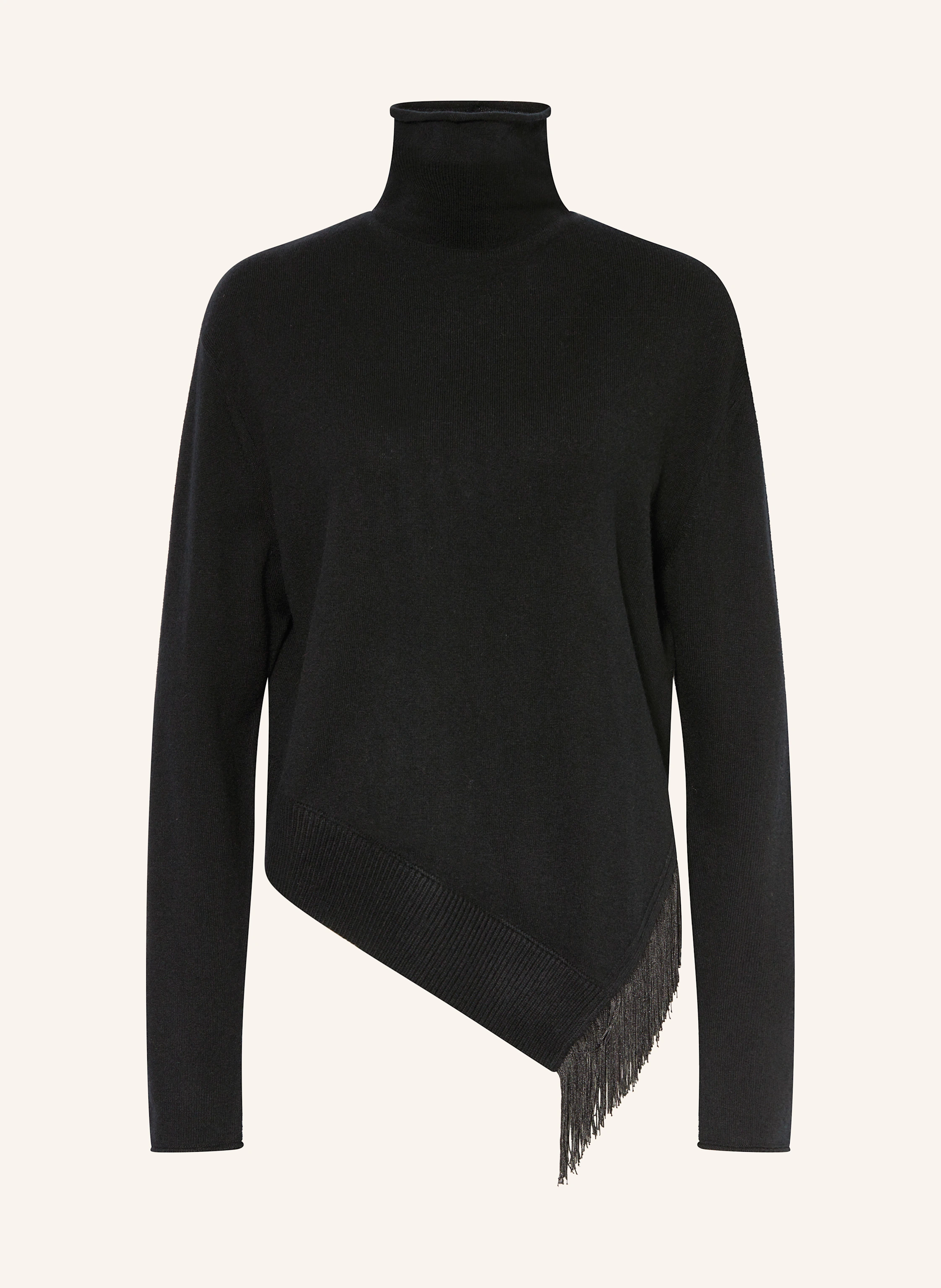 DOROTHEE SCHUMACHER Rollkragenpullover FRINGE STATEMENT mit Cashmere