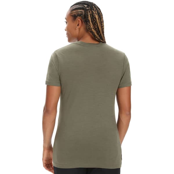 T-shirt randonnée ICEBREAKER W TECH LITE SS TEE LODEN