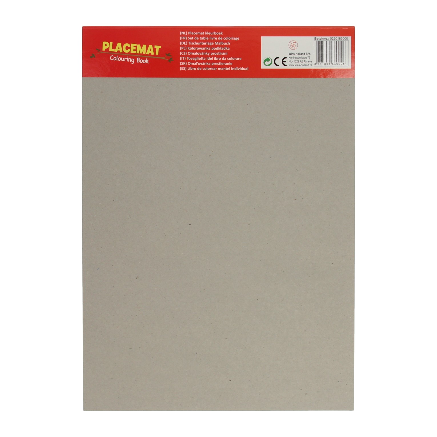 Placemat Kleurboek - Jungle