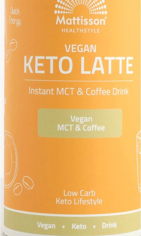 Mattisson - Keto Latte Instant - 200 gr - Oploskoffie