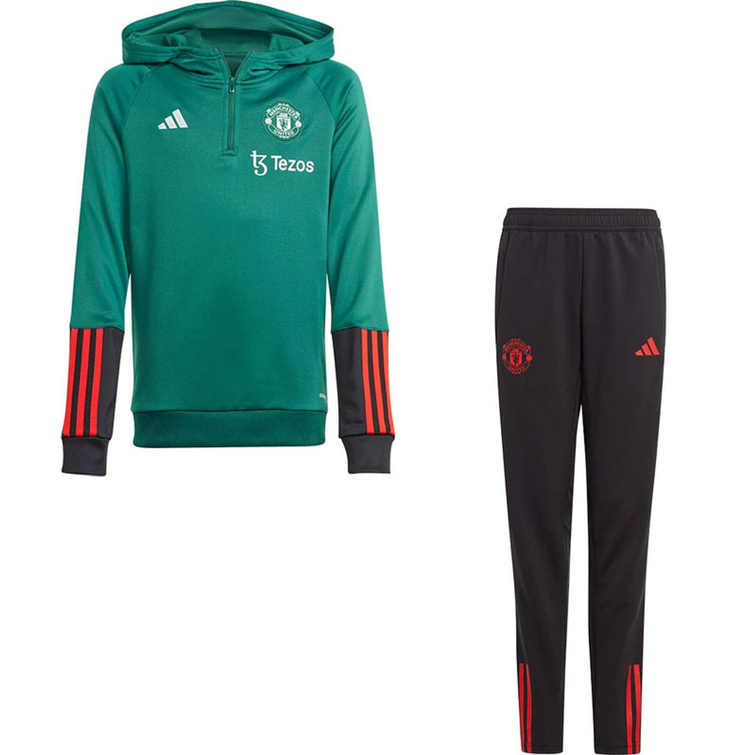 adidas Manchester United TK Hoody Trainingspak Kids