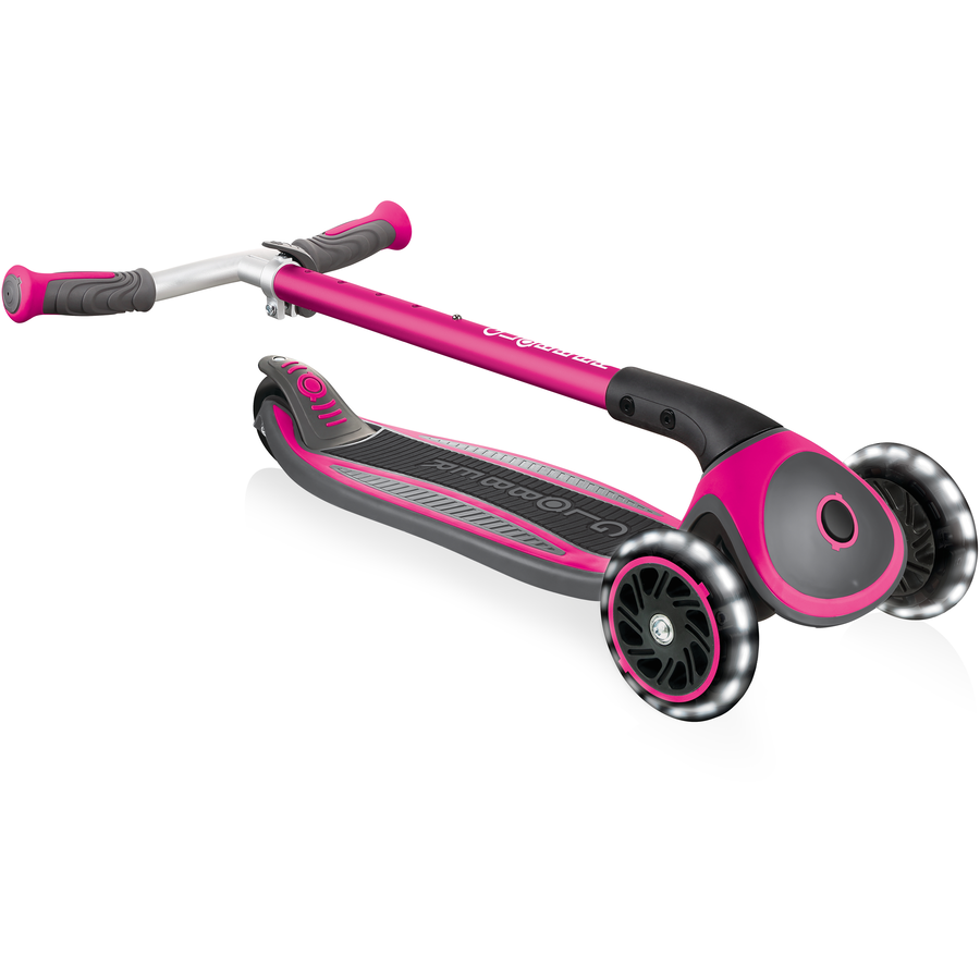 GLOBBER MASTER LIGHTS mit Leuchtrollen, pink