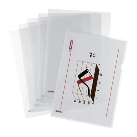 Herlitz Sichthülle, DIN A4, PP, transparent, 0,11 mm, 10 Stück