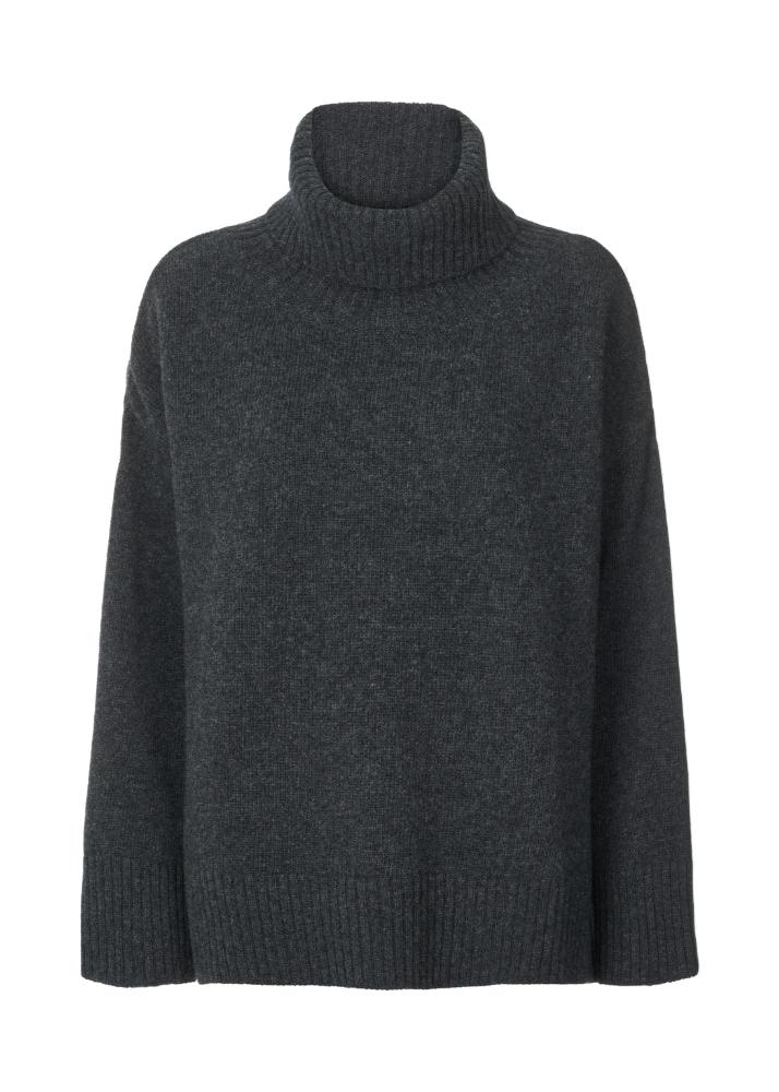 Gai+Lisva  Vita Lambswool turtleneck - Dark grey