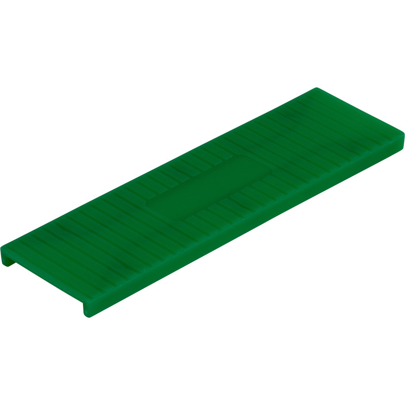 Kunststof tunnelblokje 30x5mm Groen