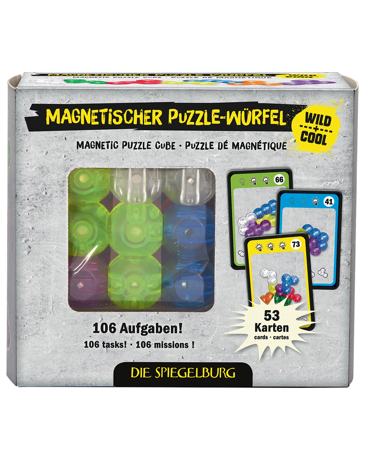 Magnet-Puzzle WILD + COOL - PUZZLE WÜRFEL