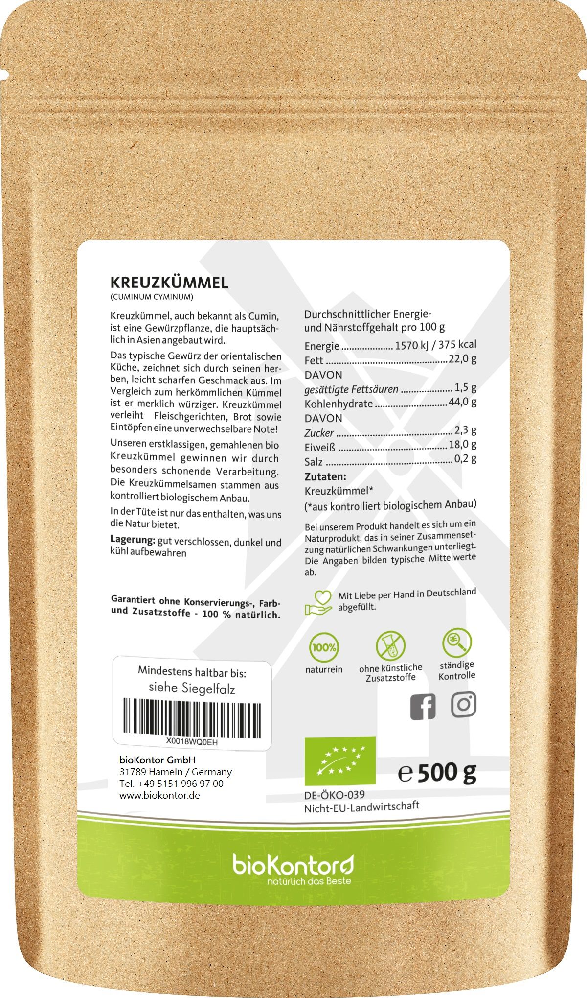 bioKontor Kreuzkümmel