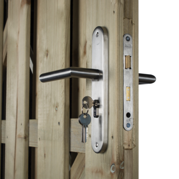 Starx Tuinpoortsluiting poortslot met insteekslot SKG 1-ster RVS
