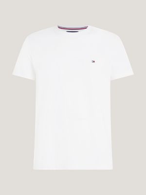 Camiseta Slim Fit com Estampa de Bandeira