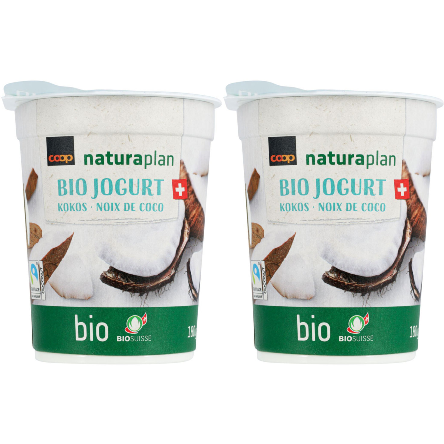Naturaplan Bio Fairtrade Joghurt Kokosnuss 2x180g