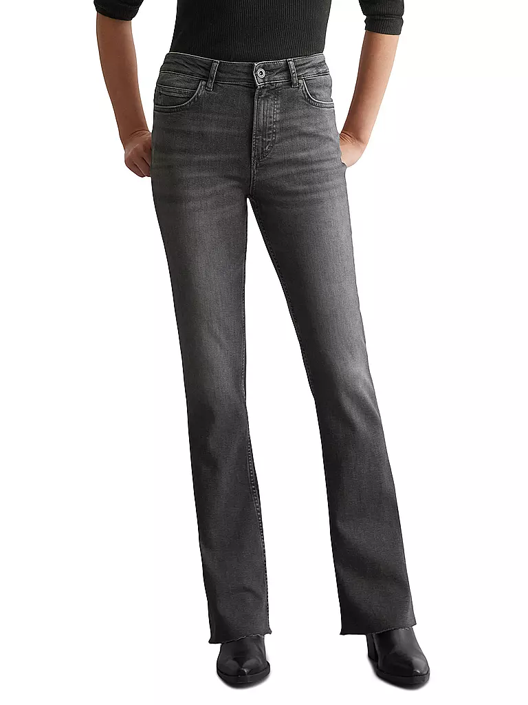 MARC O'POLO Jeans Flared Fit  grau