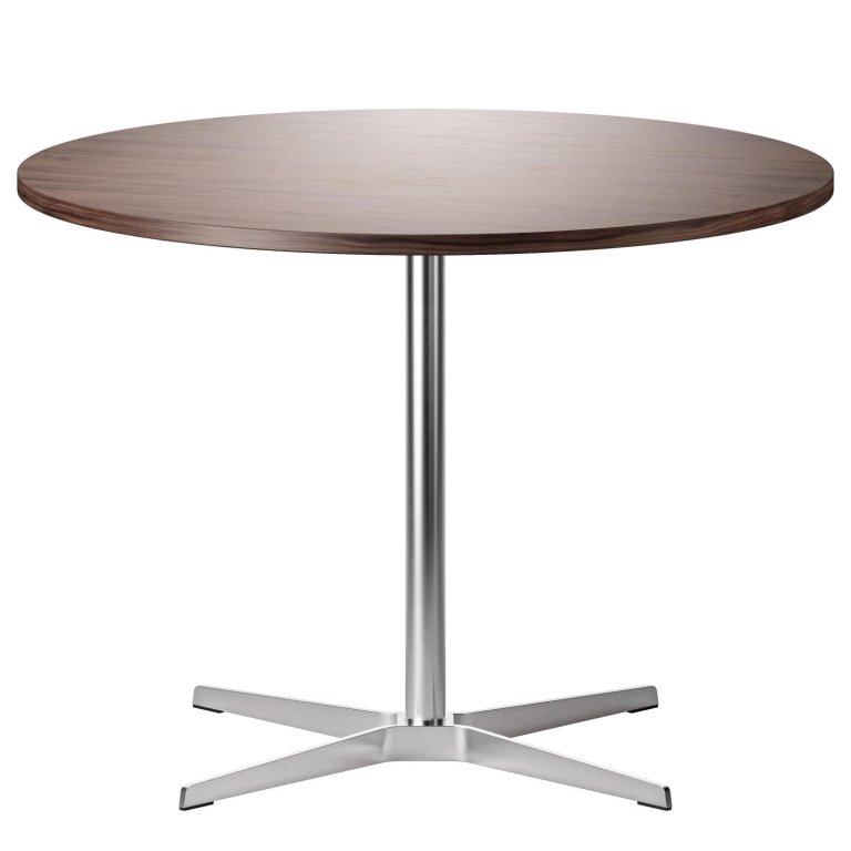 Thonet 1818 tafel Ø100 walnoot