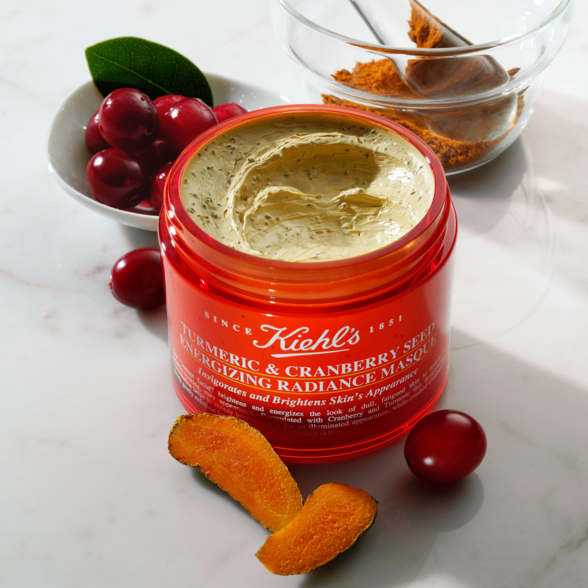 KIEHL'S Energizing Radiance Masque Turmeric & Cranberry Seed Glas 100 ml