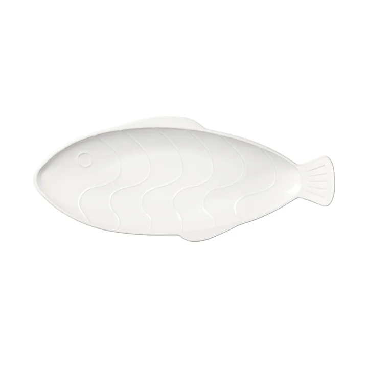 Broste Copenhagen - Pesce Platte oval, weiss