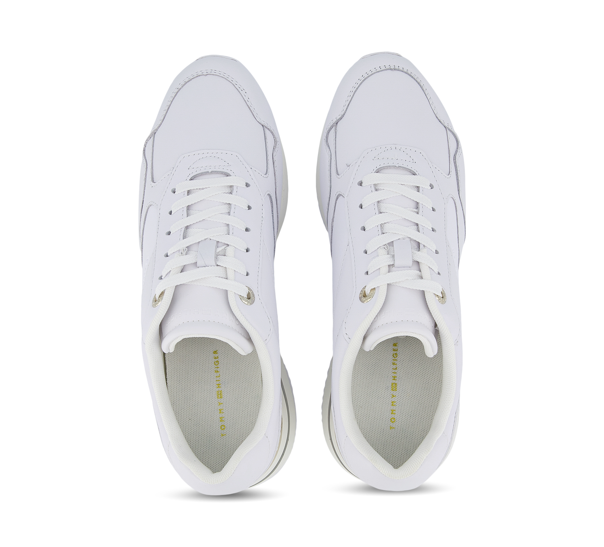 Tommy Hilfiger Wedge Sneaker With Gold - Sneaker low