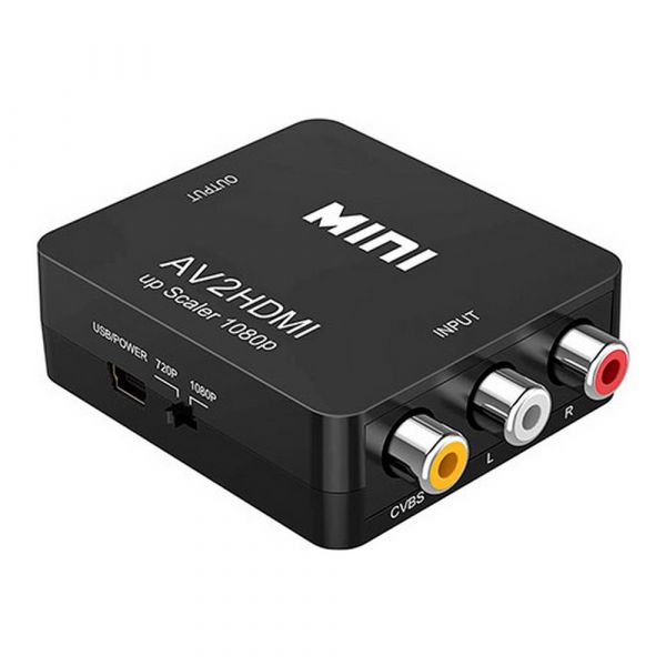 Repetidor de Sinal HDMI 3 x RCA Black