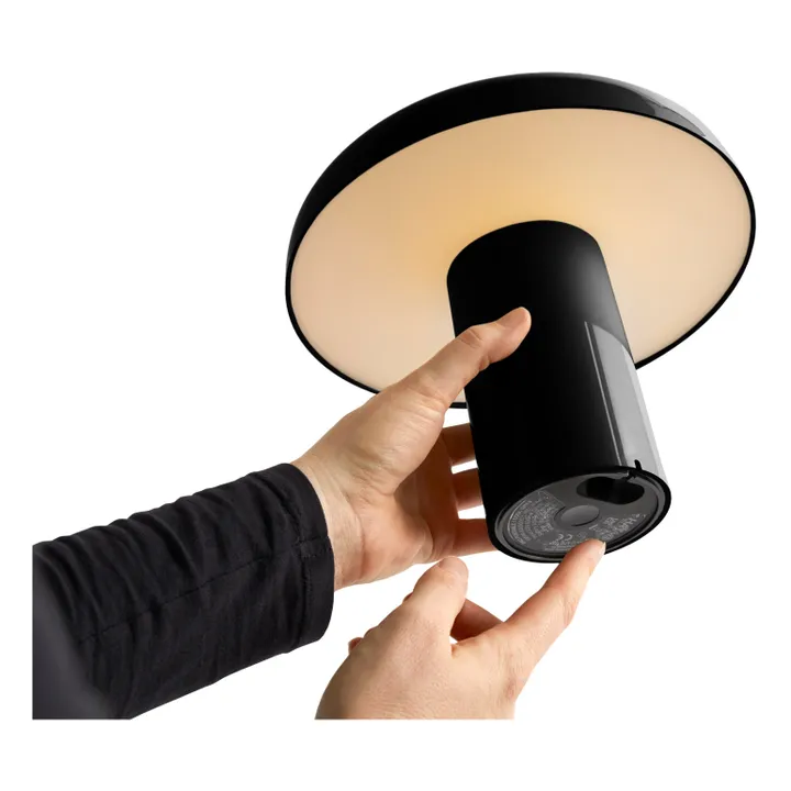 Hay Lampe à poser Pao portative | Noir