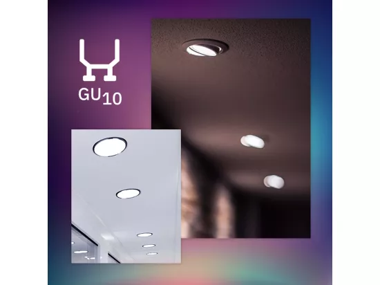 Ampoule LED GU10 5W 500 lm 100º No Flicker 6500K Blanc froid