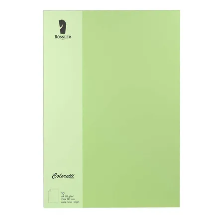 Rössler Coloretti Briefbogen 10 Blatt Peppermint Din A4 165g