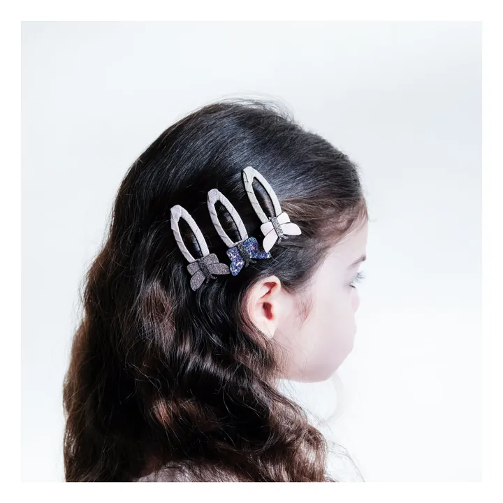 Mimi & Lula Lot 4 Barrettes Rainforest Butterfly | Rose