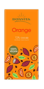 BonVita Premium Dark Chocolate Orange 100GR