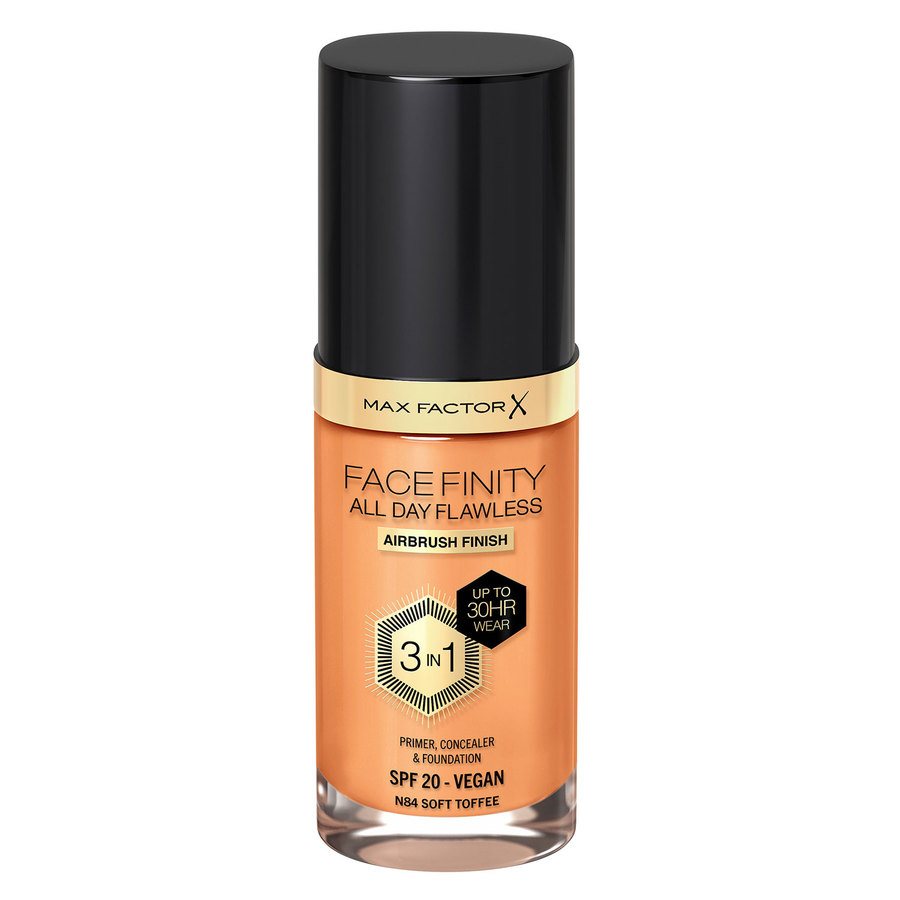 Max Factor Facefinity All Day Flawless 3-In-1 Foundation #N84 Soft Toffee 30ml