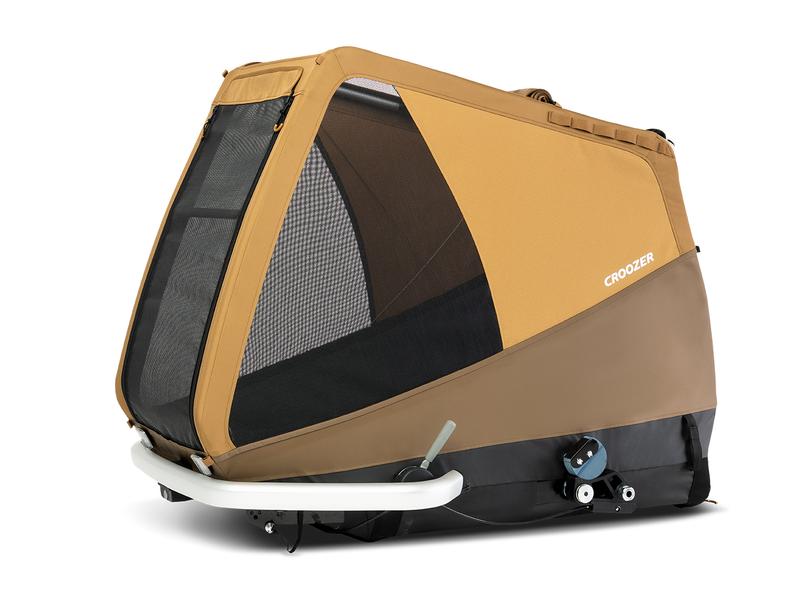Croozer Veloanhänger Dog Tammo XXL, Sundown Yellow Fahrradanhänger für den Transport