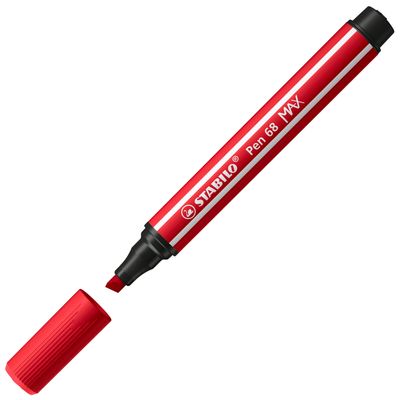 STABILO - Feutre de dessin pointe large biseautée - rouge