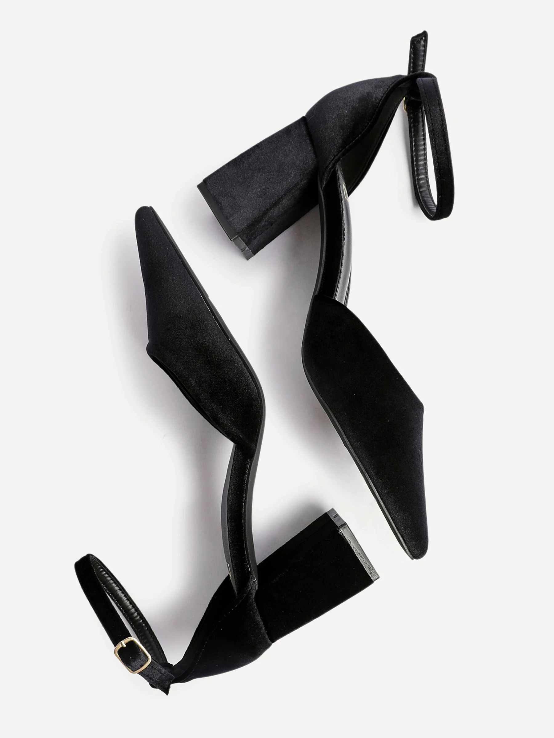 Zwart - Linzi Glam Classic Pointed Court Heels