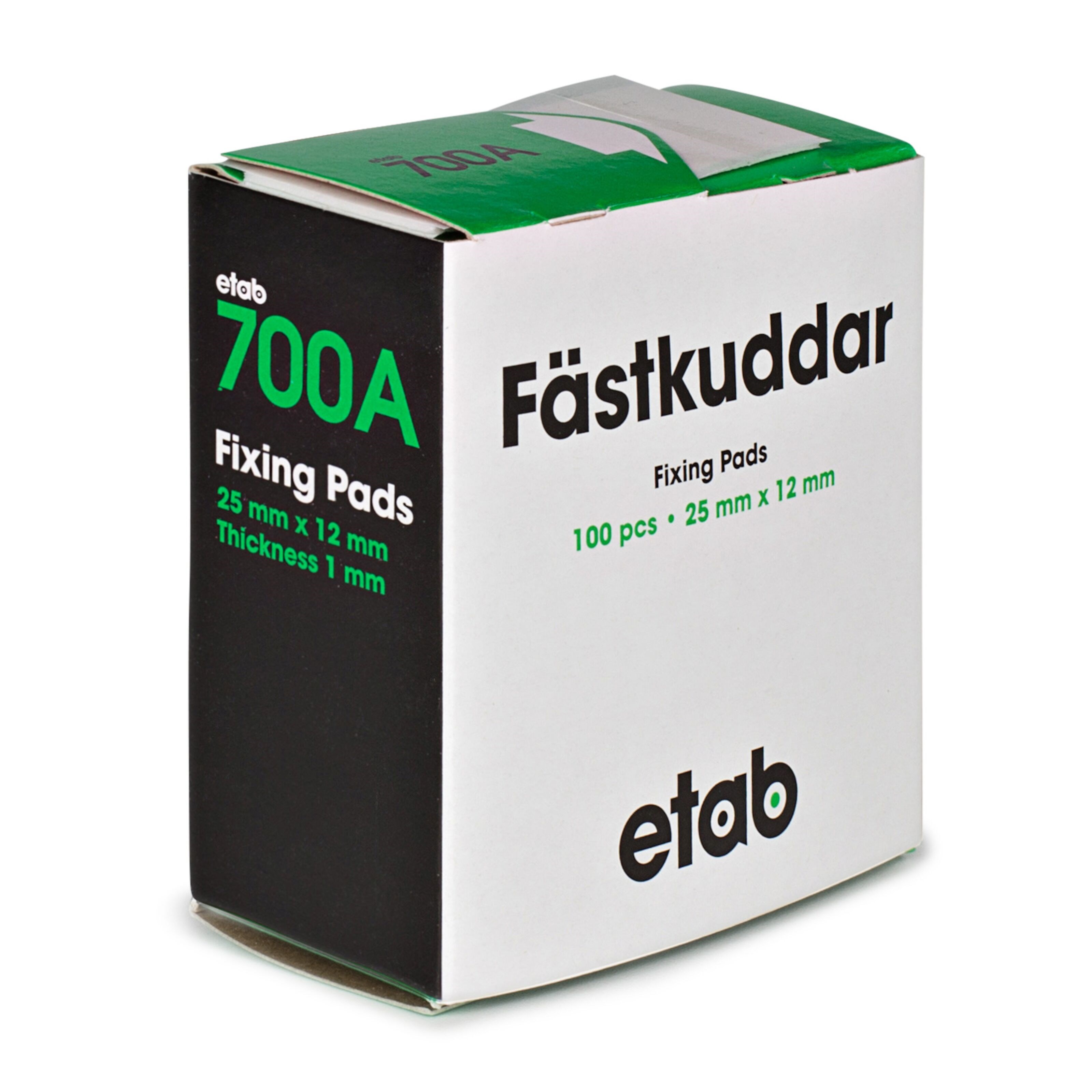 Festeputer 25x12 mm, 100 stk